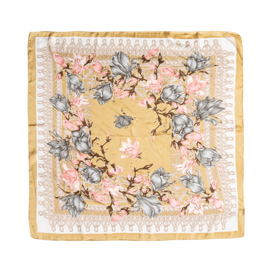 Écharpe Décoratif Transparente Brise Florale