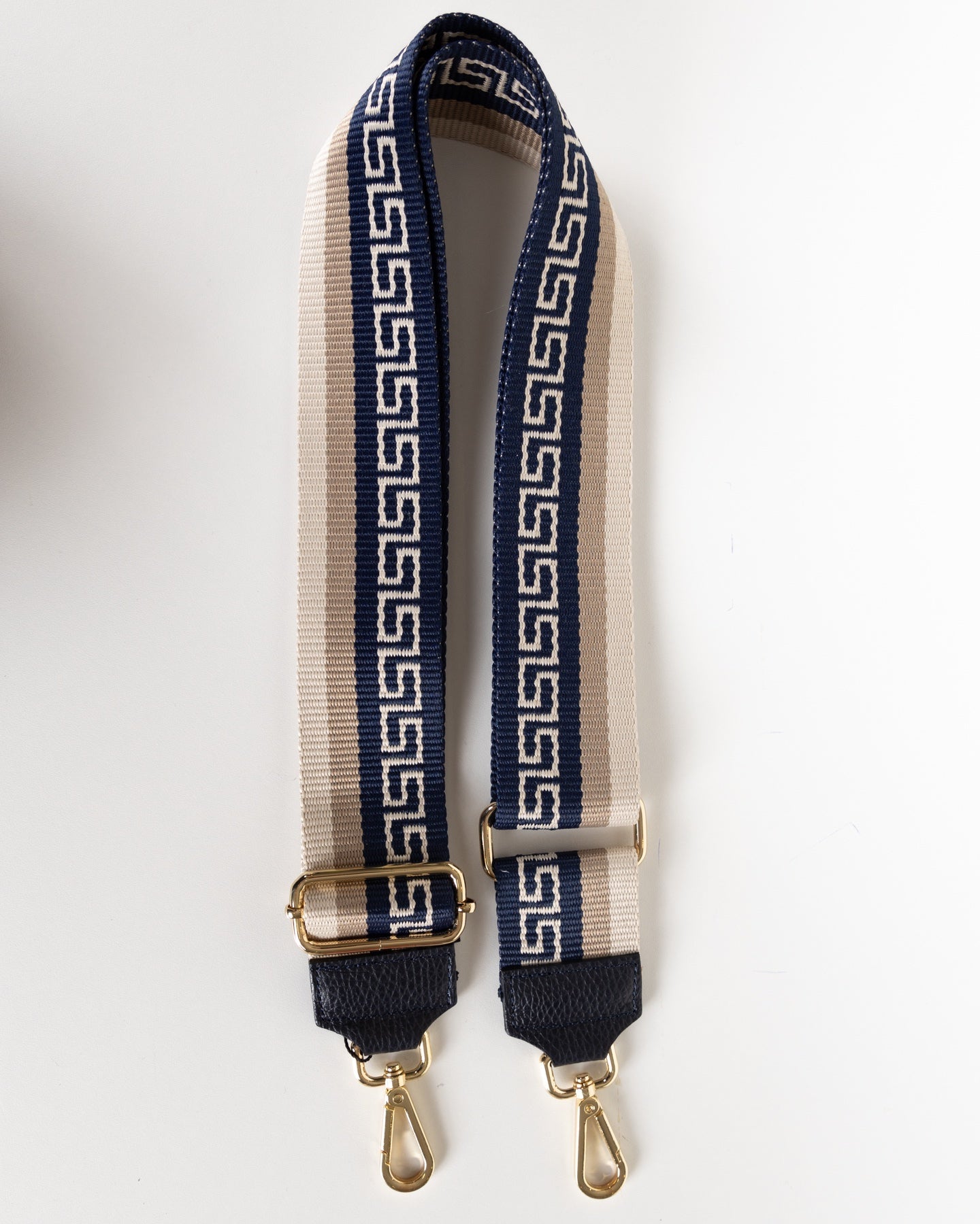 Sangle Réglable pour Sac avec Motif Grec